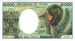 Chad, 10,000 Franc, P-0012a