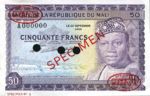 Mali, 50 Franc, P-0006s