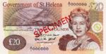 Saint Helena, 20 Pound, P-0013s