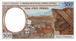 Central African States, 500 Franc, P-0101Cb