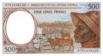 Central African States, 500 Franc, P-0201Ed