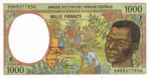 Central African States, 1,000 Franc, P-0302Ff