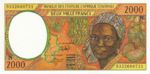 Central African States, 2,000 Franc, P-0503Na