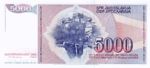 Yugoslavia, 5,000 Dinar, P-0093a