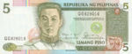 Philippines, 5 Peso, P-0168b