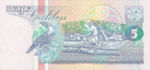 Suriname, 5 Gulden, P-0136a,CBVS B22a