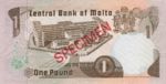 Malta, 1 Lira, P-0034as