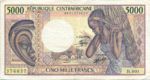 Central African Republic, 5,000 Franc, P-0012a