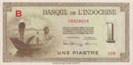 French Indochina, 1 Piastre, P-0076a