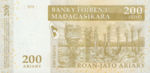 Madagascar, 200/1000 Ariary/Franc, P-0087a,BFM B21a