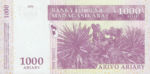 Madagascar, 1,000 Ariary/Franc, P-0089a,BFM B23a