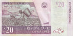 Malawi, 20 Kwacha, P-0052a,RBM B43c