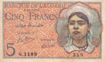 Algeria, 5 Franc, P-0094b