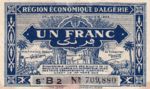 Algeria, 1 Franc, P-0098a B2