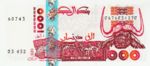 Algeria, 1,000 Dinar, P-0142b Sign.1