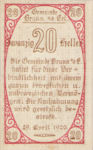 Austria, 20 Heller, FS 110a