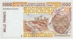 West African States, 1,000 Franc, P-0111Al
