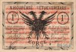 Albania, 1 Franc, S-0142b