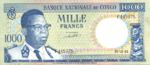 Congo Democratic Republic, 1,000 Franc, P-0008a