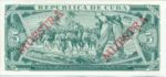 Cuba, 5 Peso, CS-0024