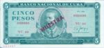 Cuba, 5 Peso, CS-0020