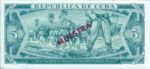 Cuba, 5 Peso, CS-0020