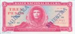Cuba, 3 Peso, CS-0020