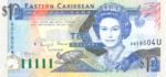 East Caribbean States, 10 Dollar, P-0027u
