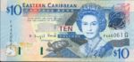 East Caribbean States, 10 Dollar, P-0043g