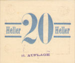 Austria, 20 Heller, FS 801b