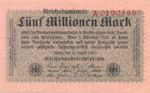 Germany, 5,000,000 Mark, P-0105 v1