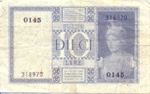 Italy, 10 Lira, P-0025a