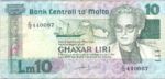 Malta, 10 Lira, P-0039