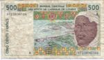 West African States, 500 Franc, P-0110Ag