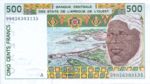 West African States, 500 Franc, P-0110Aj