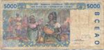 West African States, 5,000 Franc, P-0113Ae