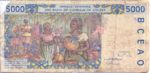 West African States, 5,000 Franc, P-0113Af