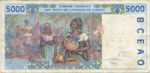 West African States, 5,000 Franc, P-0113Ai