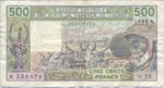 West African States, 500 Franc, P-0706Ka