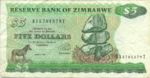 Zimbabwe, 5 Dollar, P-0002d