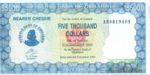 Zimbabwe, 5,000 Dollar, P-0021c
