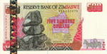 Zimbabwe, 500 Dollar, P-0010