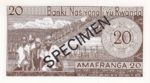 Rwanda, 20 Franc, P-0006s3