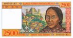 Madagascar, 500/2500 Ariary/Franc, P-0081