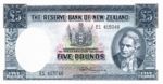 New Zealand, 5 Pound, P-0160c