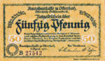 Germany, 50 Pfennig, O29.3b