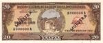 Dominican Republic, 20 Peso Oro, P-0102s v1