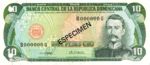 Dominican Republic, 10 Peso Oro, P-0119s1