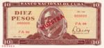 Cuba, 10 Peso, CS-0017