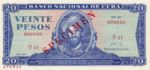 Cuba, 20 Peso, CS-0009